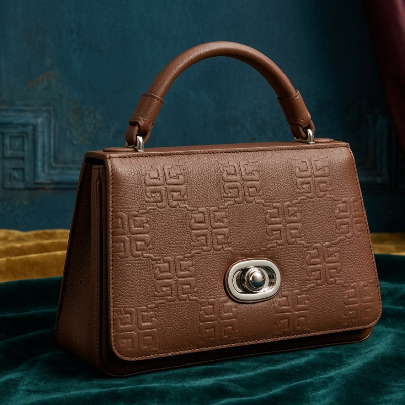 Handbag for ladies with long strapes premium quality handbag ZTS-CR-095
