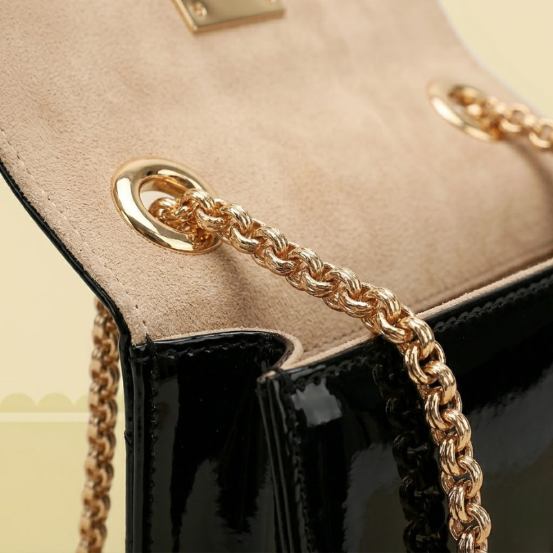 Luxury Quilted Ladies Clutch Crystal Swan Emblem ZTS-CR-157