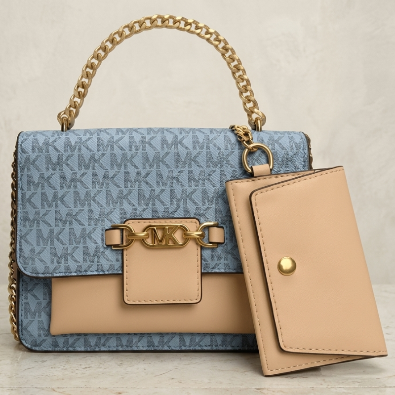Handbag Signature Monogram Crossbody Bag with Mini Pouch ZTS-CR-147