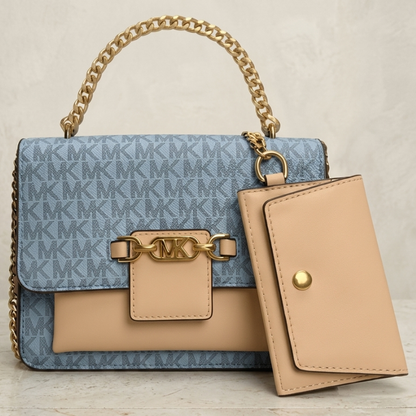 Handbag Signature Monogram Crossbody Bag with Mini Pouch ZTS-CR-147