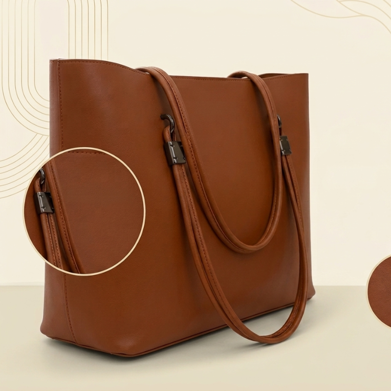 Handbag Vegan Leather, Stylish, Tote. ZTS-CR-043