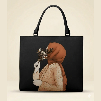 Hijabi Bag Elegant Square Art Handbag ZTS-CR-053