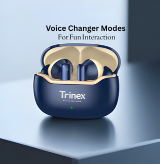 Trinex Wireless Earbuds Bluetooth 5.3 with Charging Case