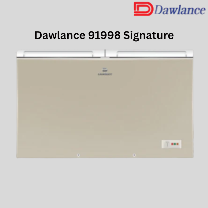 Inverter Glass Door Champagne Twin Door Freezer Dawlance 91998 Signature