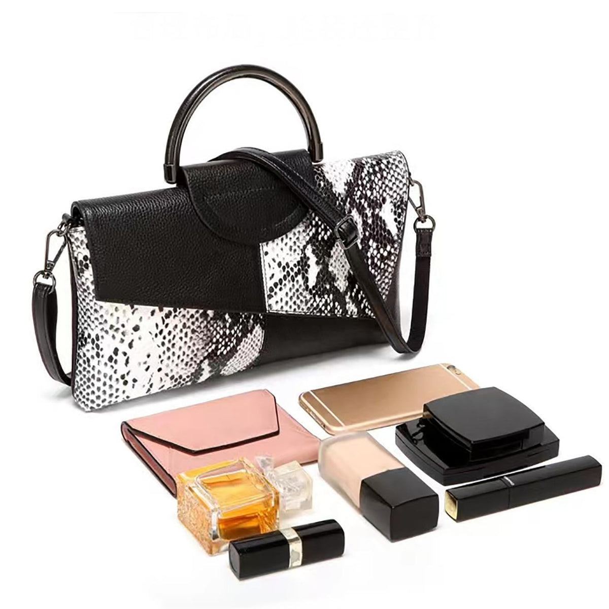 Crocodile Pattern Clutch Bag Elegant Crossbody Banquet Handbag ZTS-CR-158