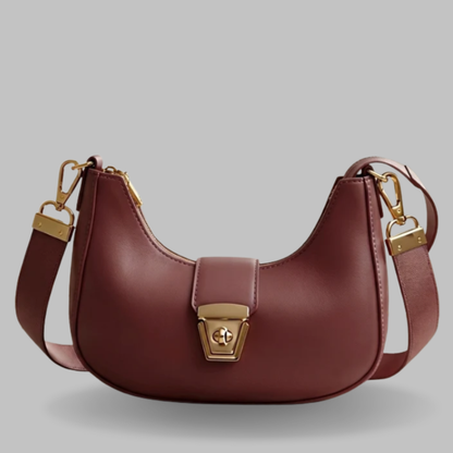 Crossbody Bag with Gold-Tone Lock | Trendy & Casual ZTS-CR-170