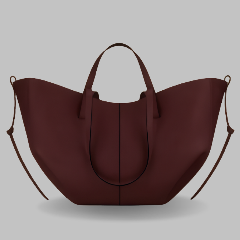 Spacious Tan Fox-Leather Everyday Shoulder Bag ZTS-CR-048