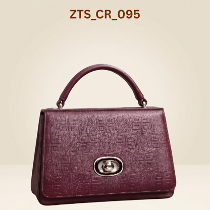 Handbag for ladies with long strapes premium quality handbag ZTS-CR-095