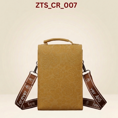 Crossbody Bag for women Premium Mustard Crossbody Bag with Signature Wide Strap ZTS-CR-007