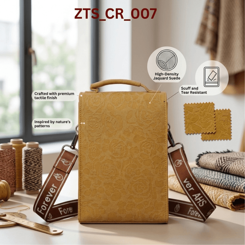 Crossbody Bag for women Premium Mustard Crossbody Bag with Signature Wide Strap ZTS-CR-007