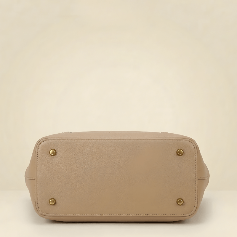 Trendy Brown Tote Bag with Scarf & Pouch ZTS-CR-049