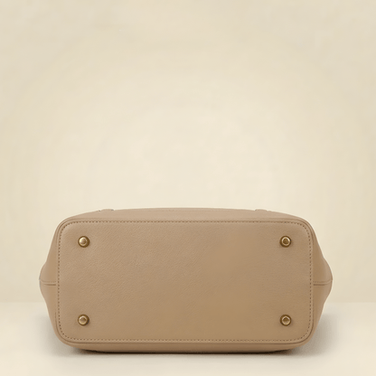 Trendy Brown Tote Bag with Scarf & Pouch ZTS-CR-049