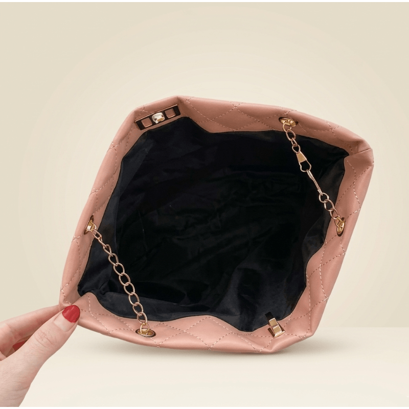 Elegant Quilted Chain Shoulder Bag  Premium Style ZTS-CR-062