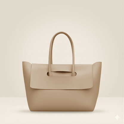 Shoulder Bag,  Premium Tan Vegan ladies handbag (ZTS-CR-066)