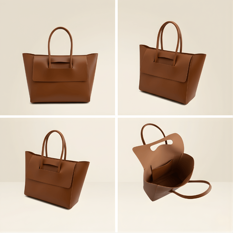Shoulder Bag,  Premium Tan Vegan ladies handbag (ZTS-CR-066)