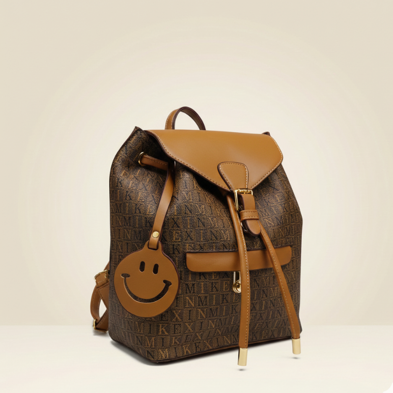 Multi Textured Ladies Tote Circular Monogram Bag ZTS-CR-139