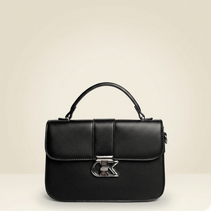 Handbag Modern Chic Black Top-Handle Bag ZTS_CR_127