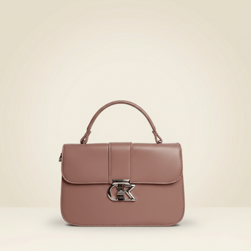 Handbag Modern Chic Black Top-Handle Bag ZTS_CR_127