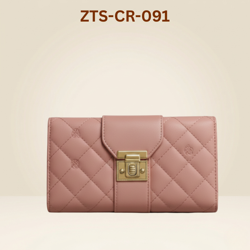 Elegant Pista Green Quilted Handbag ZTS-CR-091