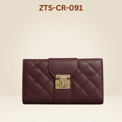 Elegant Pista Green Quilted Handbag ZTS-CR-091