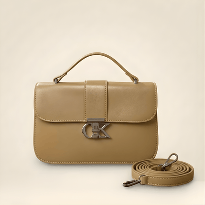 Luxury Minimalist Ladies Handbag Metallic Logo Clasp ZTS-CR-127