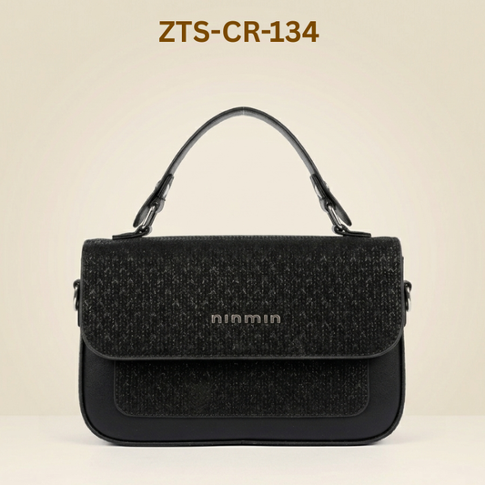 Crossbody Bag Designer Style Woven Satchel with Top Handle ZTS-CR-134