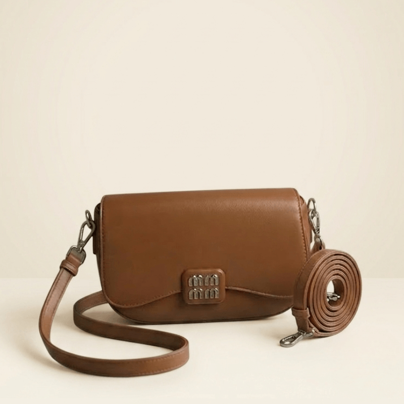 Chic Tan Structured Handbag – Zeenat Styles ZTS-CR-138