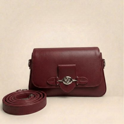 Luxury Structured Ladies Shoulder Bag Metallic Lock ZTS-CR-143