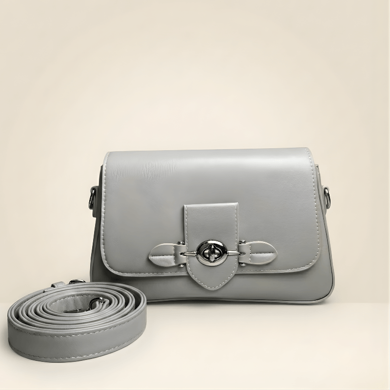 Luxury Structured Ladies Shoulder Bag Metallic Lock ZTS-CR-143