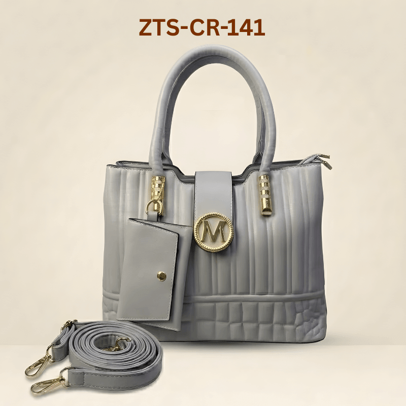 Premium Quilted Ladies Hand Bag With Pouch ZTS-CR-141