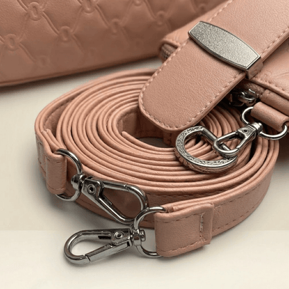 Luxury Quilted Ladies Shoulder Bag Metallic Bar ZTS-CR-140
