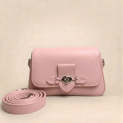 Luxury Structured Ladies Shoulder Bag Metallic Lock ZTS-CR-143
