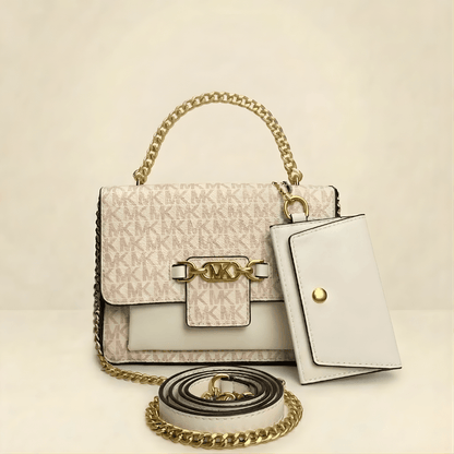 Handbag Signature Monogram Crossbody Bag with Mini Pouch ZTS-CR-147
