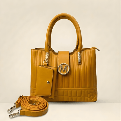 Premium Quilted Ladies Hand Bag With Pouch ZTS-CR-141