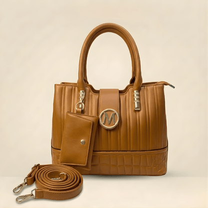 Premium Quilted Ladies Hand Bag With Pouch ZTS-CR-141