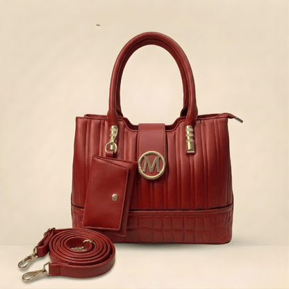 Premium Quilted Ladies Hand Bag With Pouch ZTS-CR-141