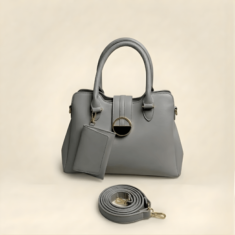 Luxury Smooth Ladies hand Bag With mini Pouch ZTS-CR-155