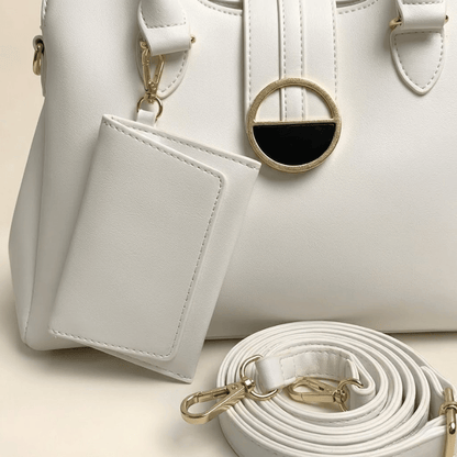 Luxury Smooth Ladies hand Bag With mini Pouch ZTS-CR-155