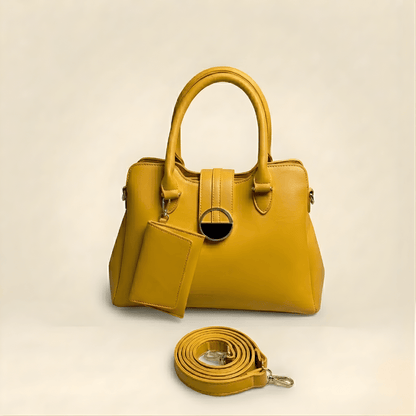 Luxury Smooth Ladies hand Bag With mini Pouch ZTS-CR-155