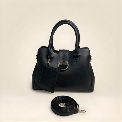 Luxury Smooth Ladies hand Bag With mini Pouch ZTS-CR-155