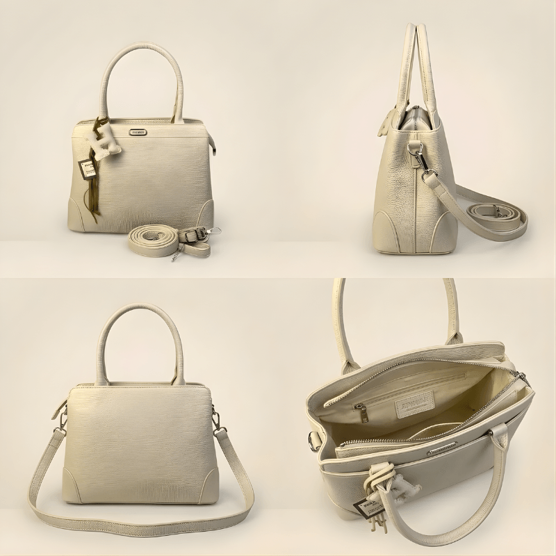 Premium Textured Ladies Hand Bag With Charm ZTS-CR-144