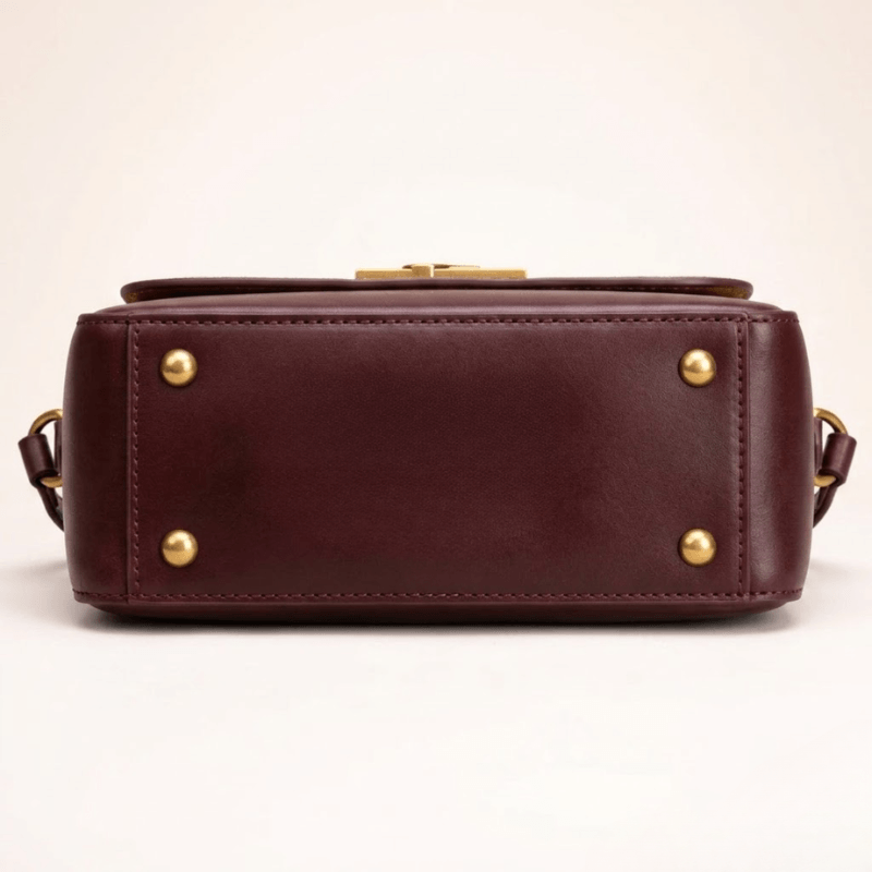 Crossbody Gold Chain, Metal Logo, Flap Closure ZTS-CR-120