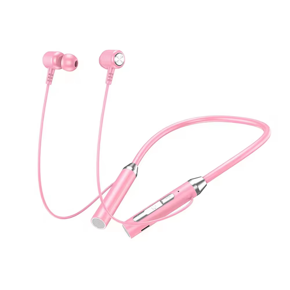 Bluetooth Neckband Headphones – 8H Playtime & Fast Charging