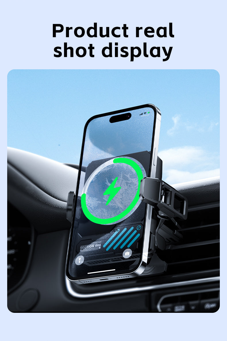 Smart Phone Cooling Fan with Wireless Charging | Portable Gaming Cooler Clip