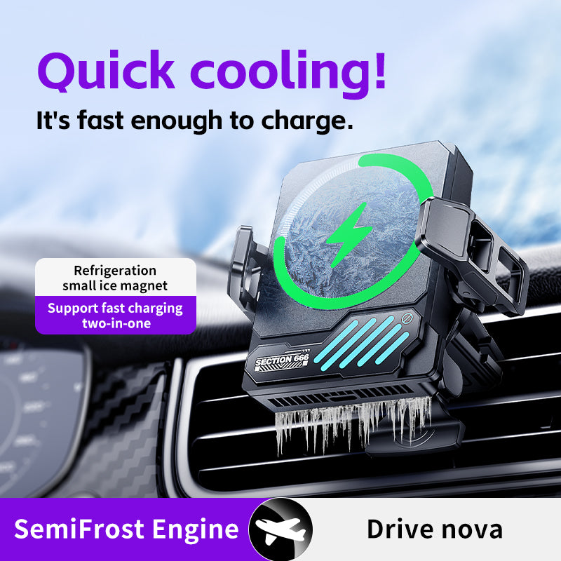 Smart Phone Cooling Fan with Wireless Charging | Portable Gaming Cooler Clip