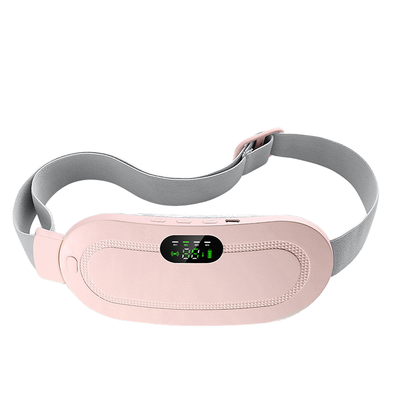 Smart Menstrual Heating Belt for Period Cramps – Rechargeable Electric Waist Heating Pad with 3 Heat Levels & Vibration Massage for Women