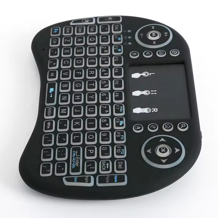 Portable Wireless Keyboard – Mini Touchpad Keyboard for TV Box & PC