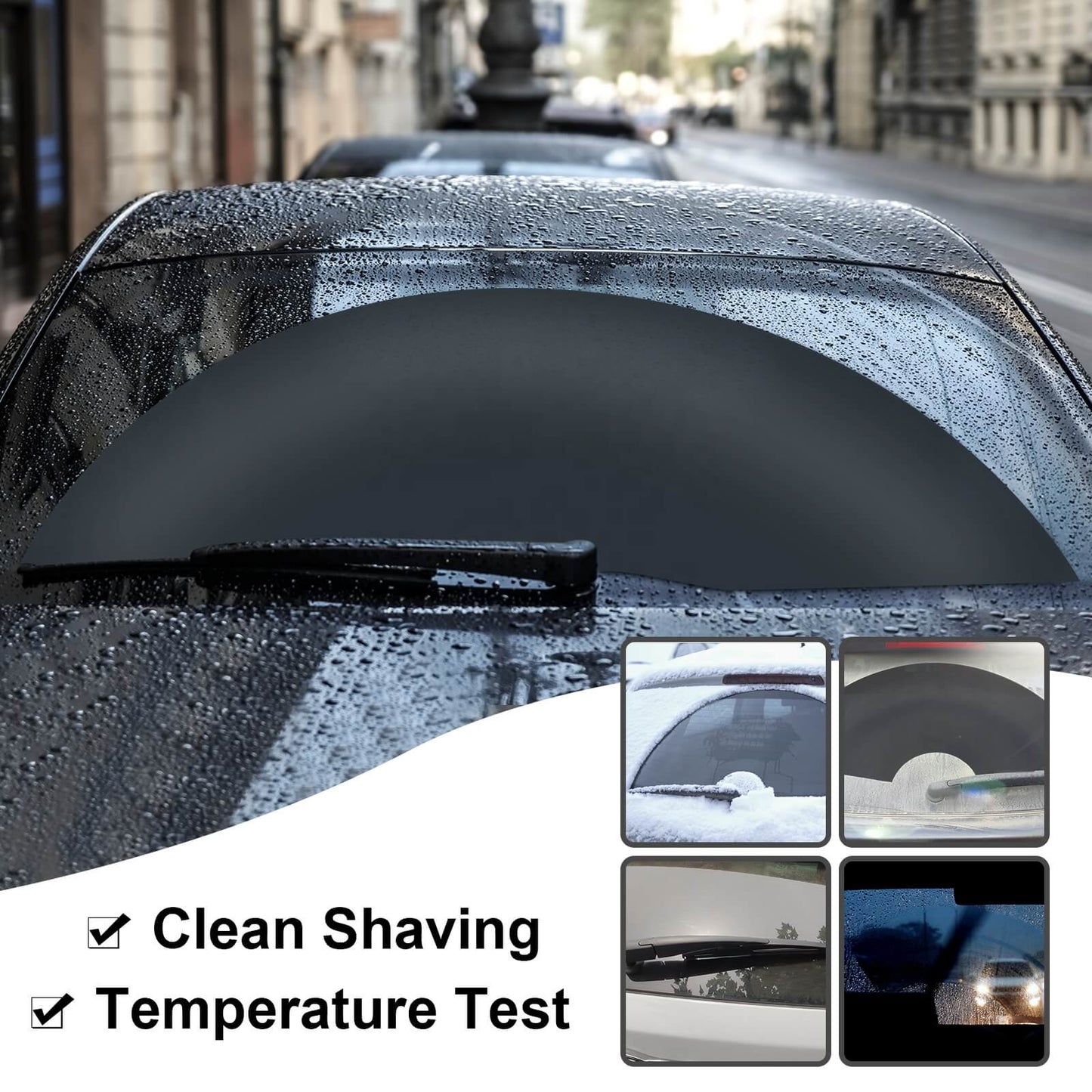 Provides clear, streak-free wiping to remove rain, dust, and debris from your rear windshield.