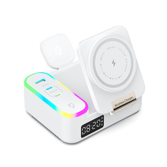 3-in-1 Wireless Charging Station – Fast Charger for Phone, Watch & Earbuds