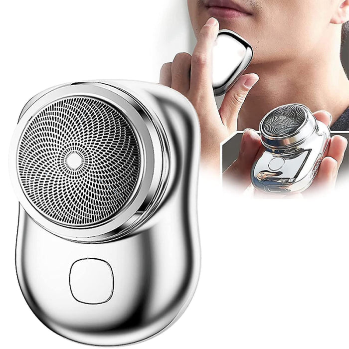 Mini Electric Travel Shaver For Men Pocket Size Washable Rechargeable Portable Painless Cordless Trimmer